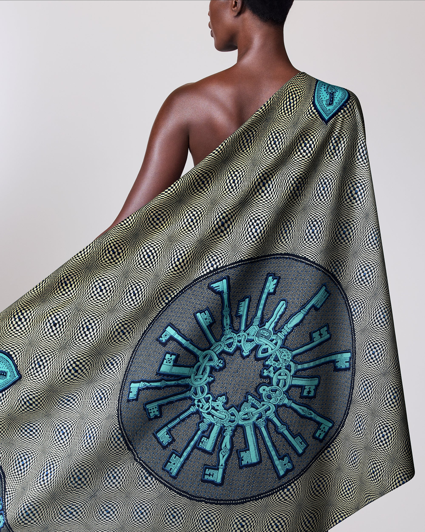 Wax Hollandais | VL00780.116 | Royal Blue Embellished