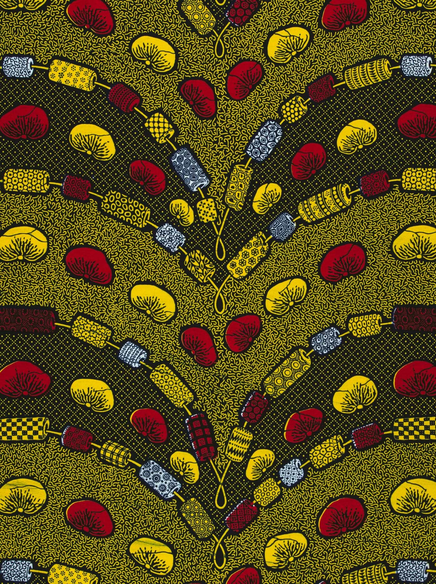 Vibrant african print fabric bold wax hollandais vl00792.207