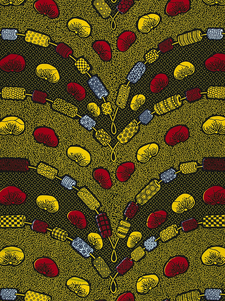 Vibrant african print fabric bold wax hollandais vl00792.207