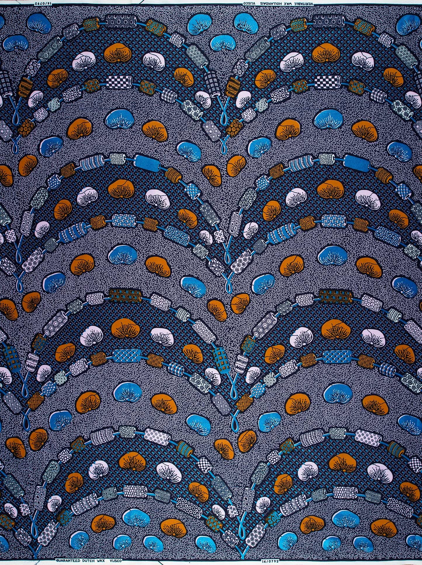 Wax Hollandais | VL00792.277 | Orné de Bleu Royal