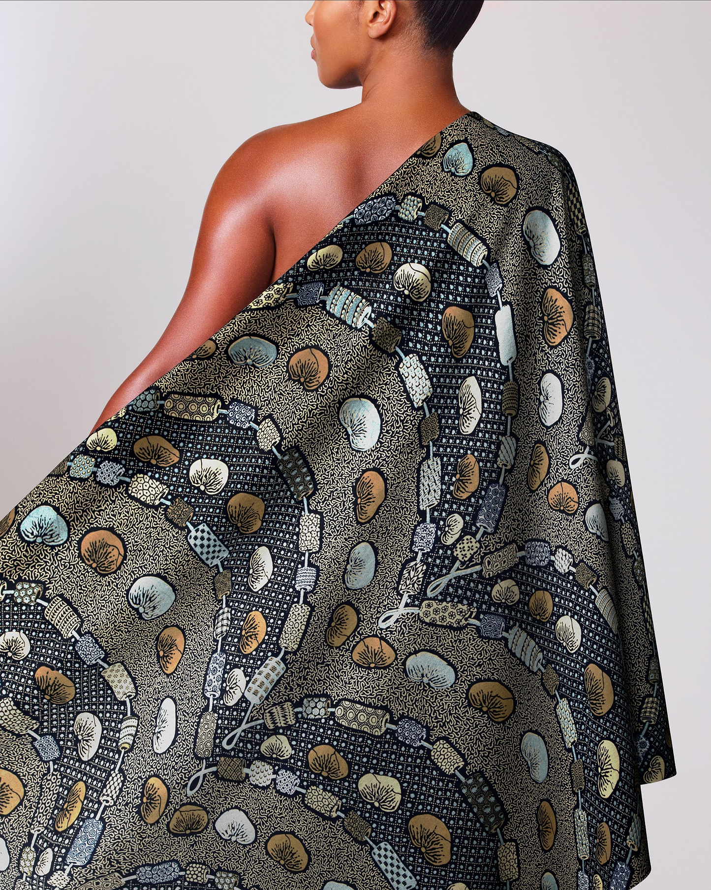 Wax Hollandais | VL00792.290 | Pastel Blue Embellished