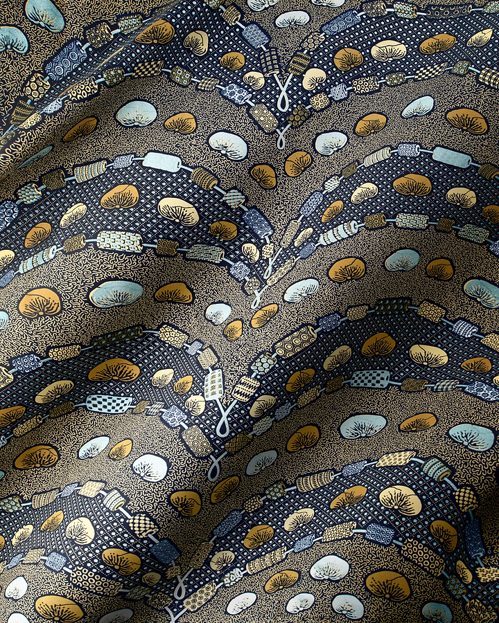 Wax Hollandais | VL00792.290 | Pastel Blue Embellished