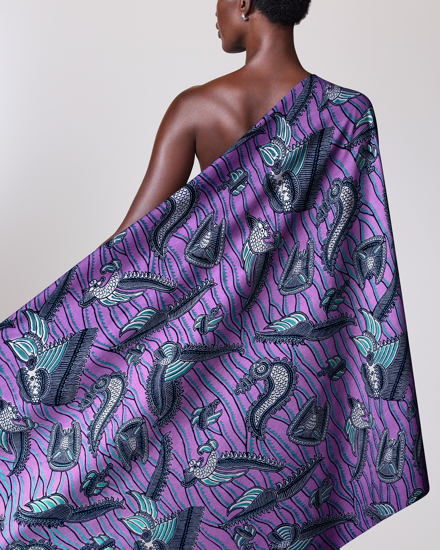 Wax Hollandais | VL00924.246 | Blue Embellished