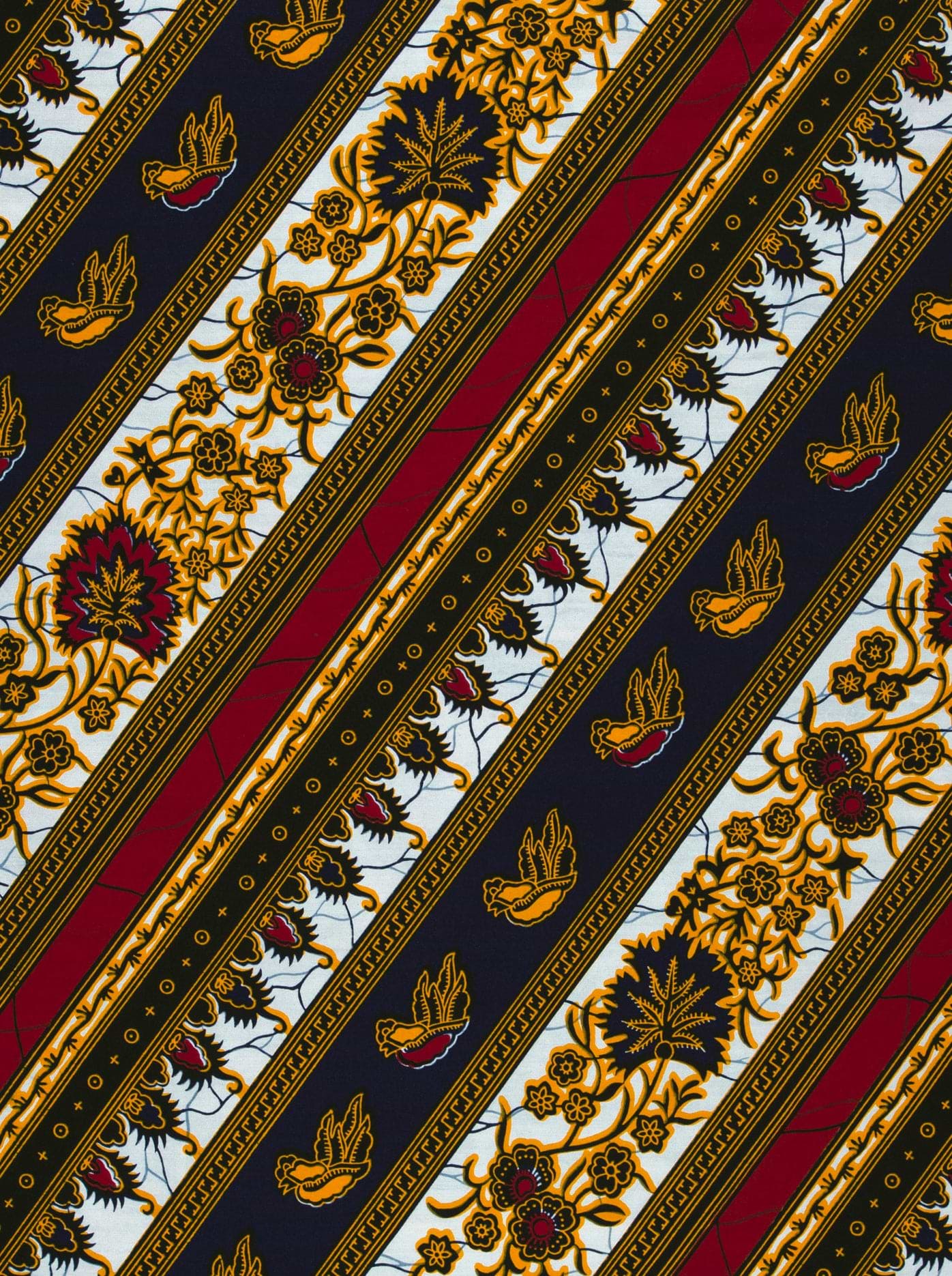 Striped batik fabric wax hollandais vl01003.087