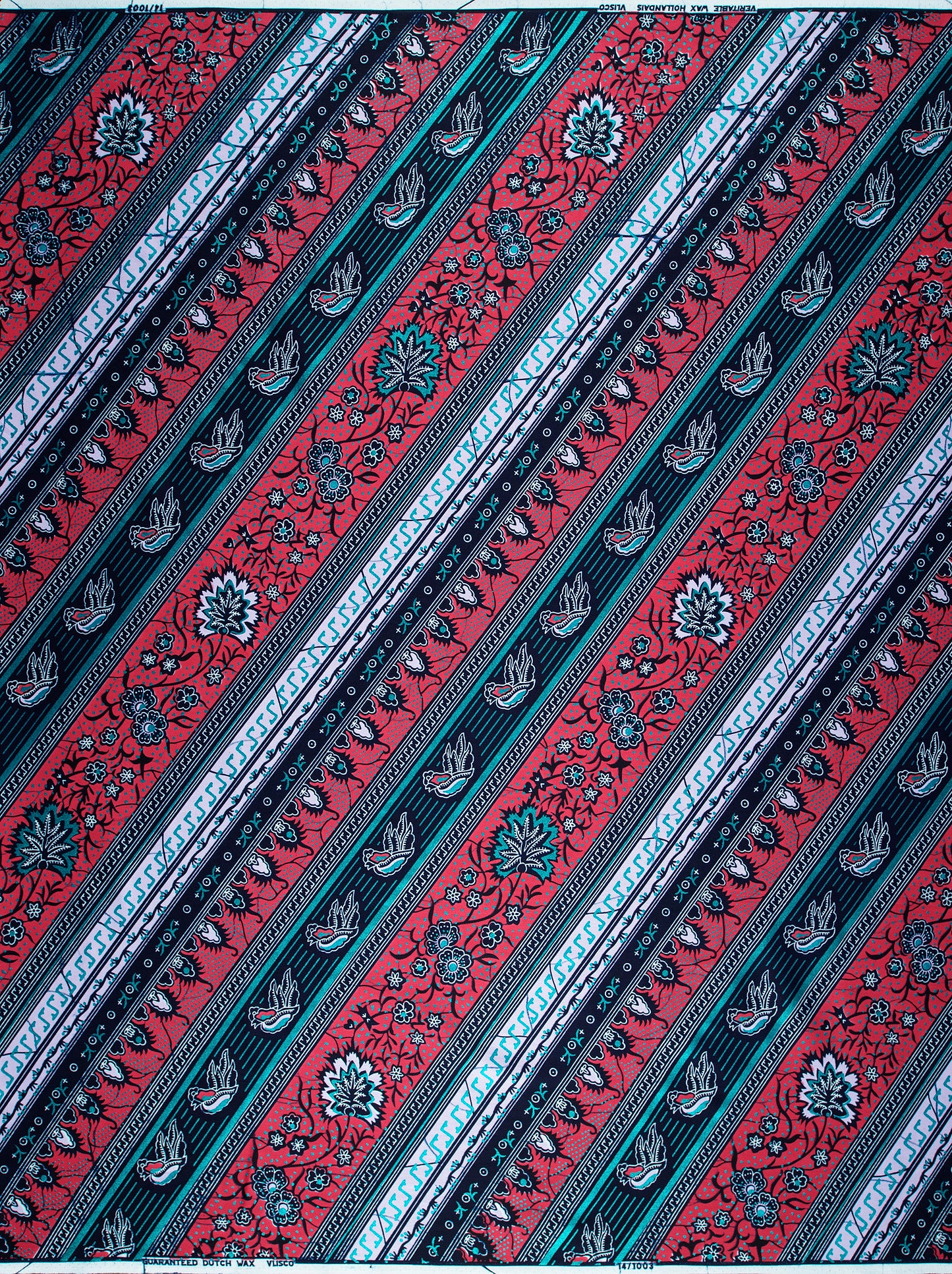 Wax Hollandais | VL01003.126 | Orné de Bleu