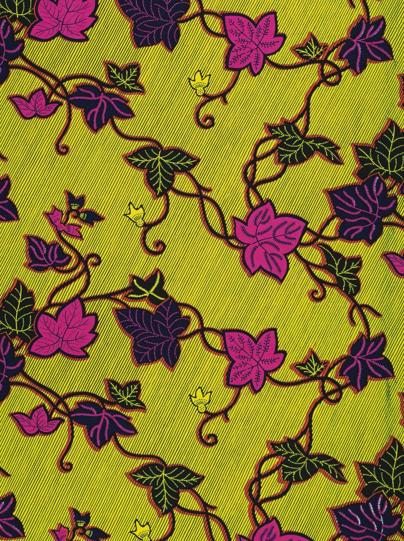 Floral patterned fabric wax hollandais vl01092.199