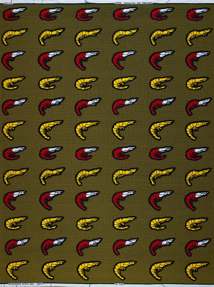 Olive green fabric pattern stylized wax hollandais vl01149.119