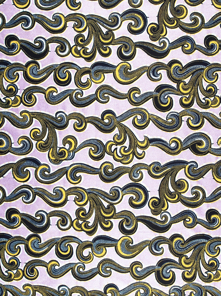 Wax Hollandais | VL01474.095 | Pastel Lilac Embellished
