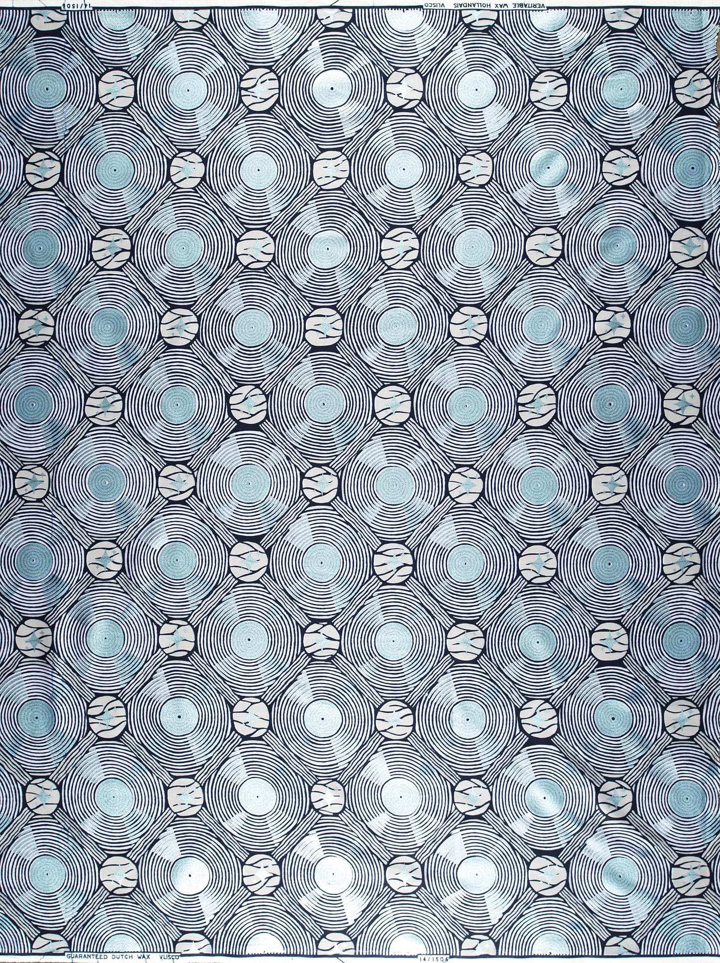 Wax Hollandais | VL01506.022 | Pastel Blue Embellished