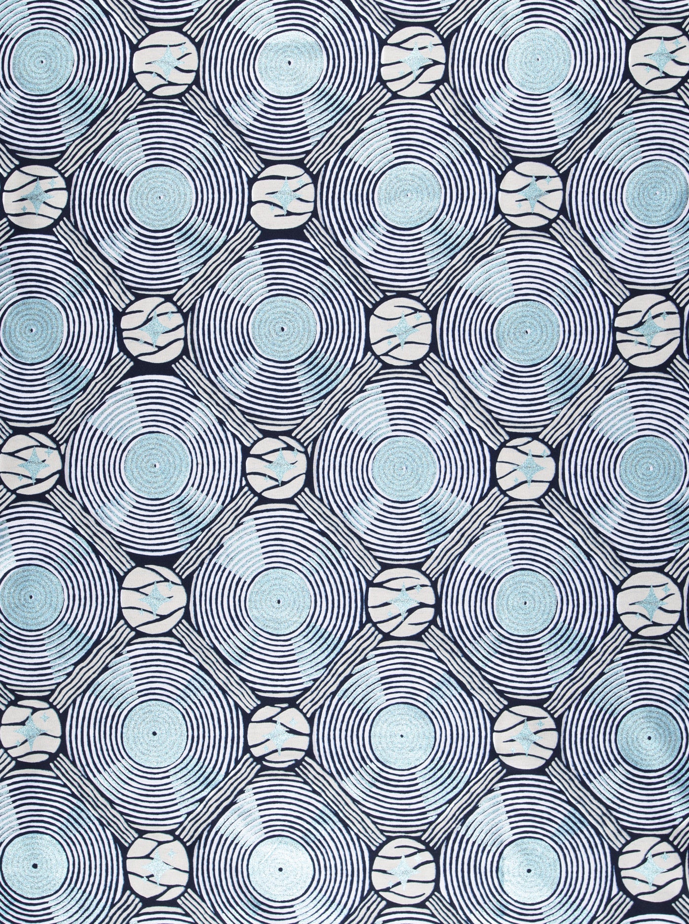 Wax Hollandais | VL01506.022 | Pastel Blue Embellished