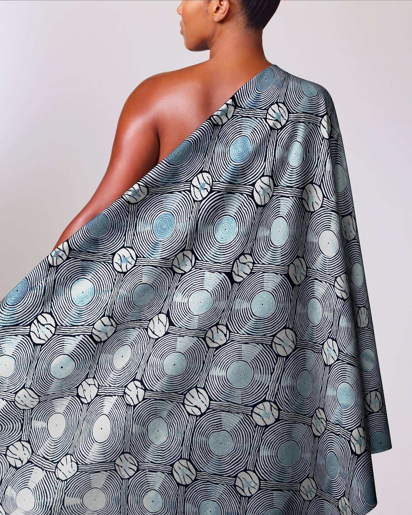 Wax Hollandais | VL01506.022 | Pastel Blue Embellished