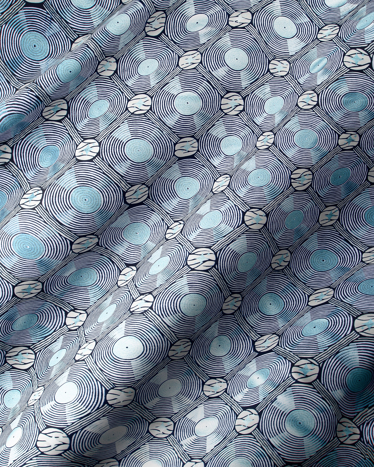 Wax Hollandais | VL01506.022 | Pastel Blue Embellished