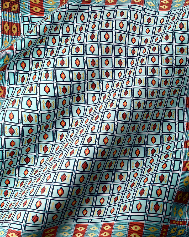 Wax Hollandais | VL01630.068 | Gold Embellished