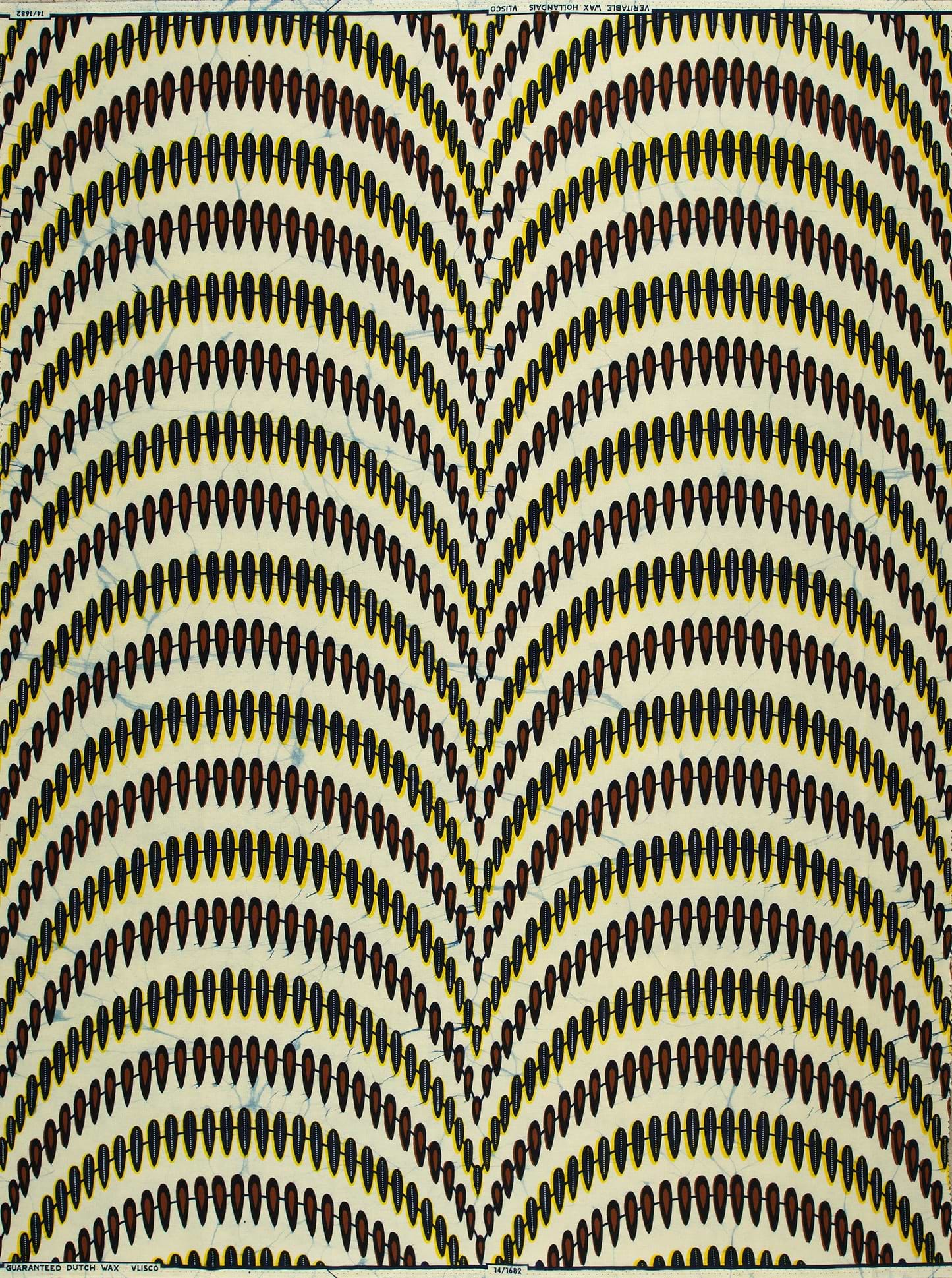 Vintage-style optical illusion poster rows wax hollandais vl01682.123