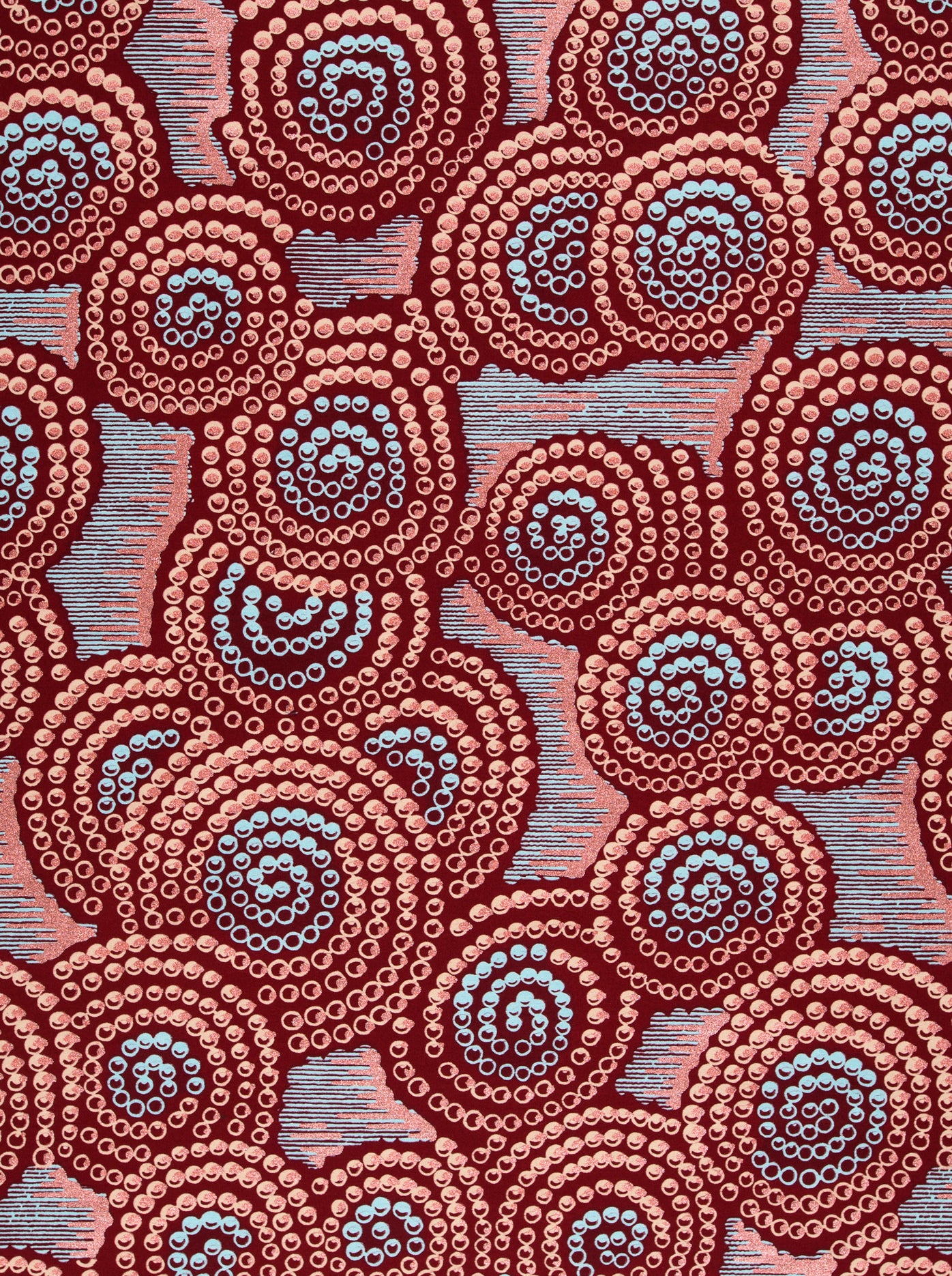 Wax Hollandais | VL02194.004 | Orné de Rose Clair