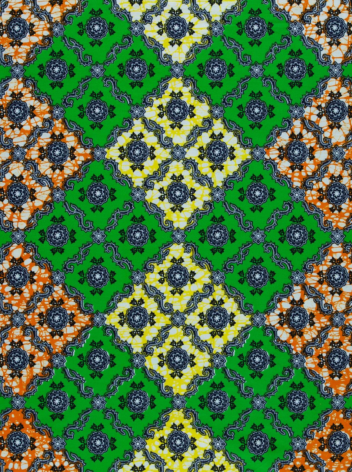 Colorful diamond patterned fabric super-wax vl02789.228