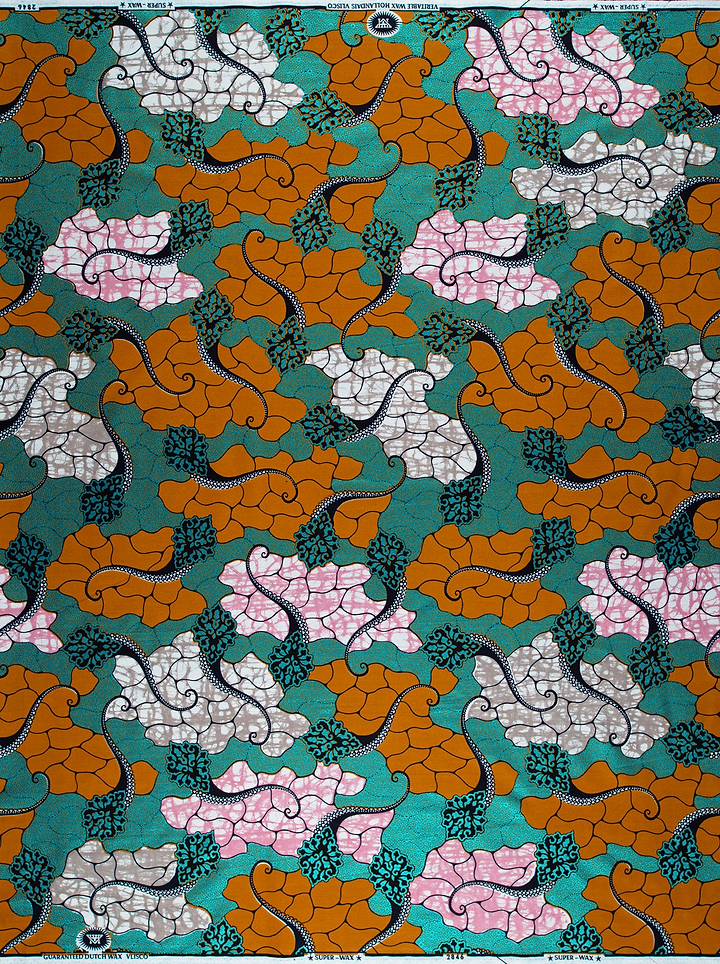 Vibrant african print fabric bold super-wax vl02846.205