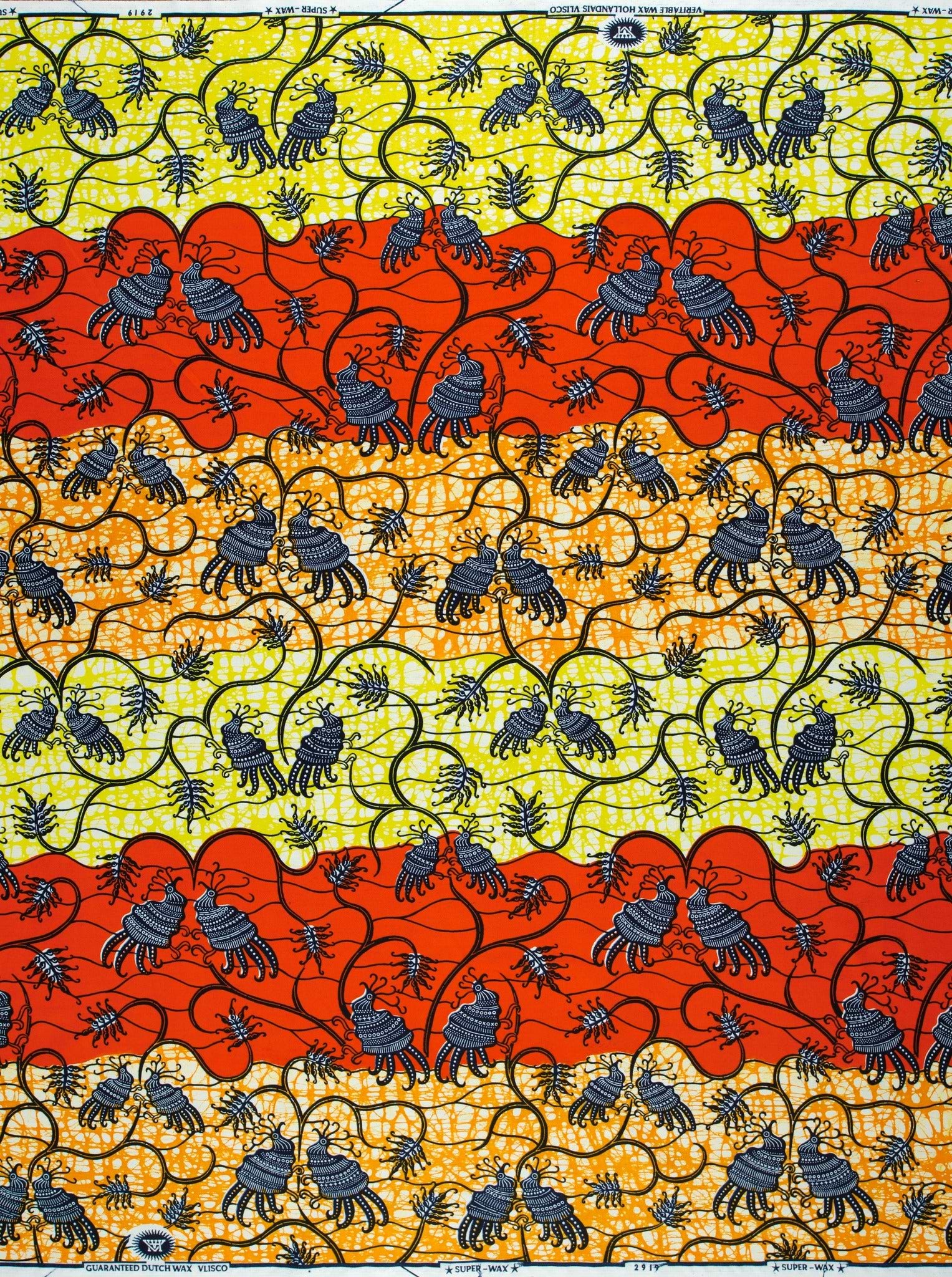 Colorful patterned fabric super-wax vl02919.077