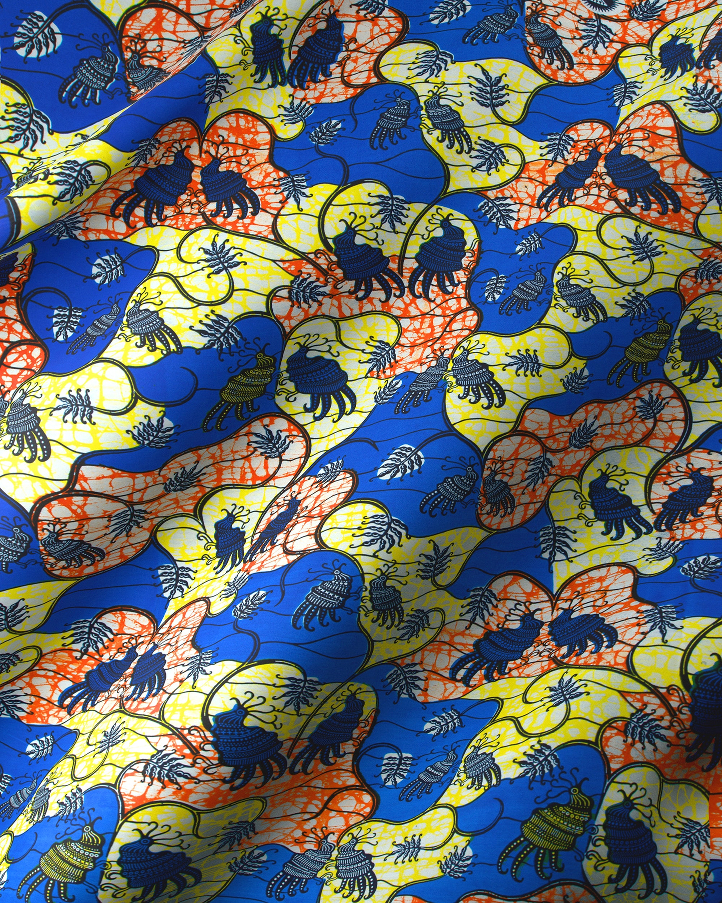 Colorful patterned fabric super-wax vl02919.091
