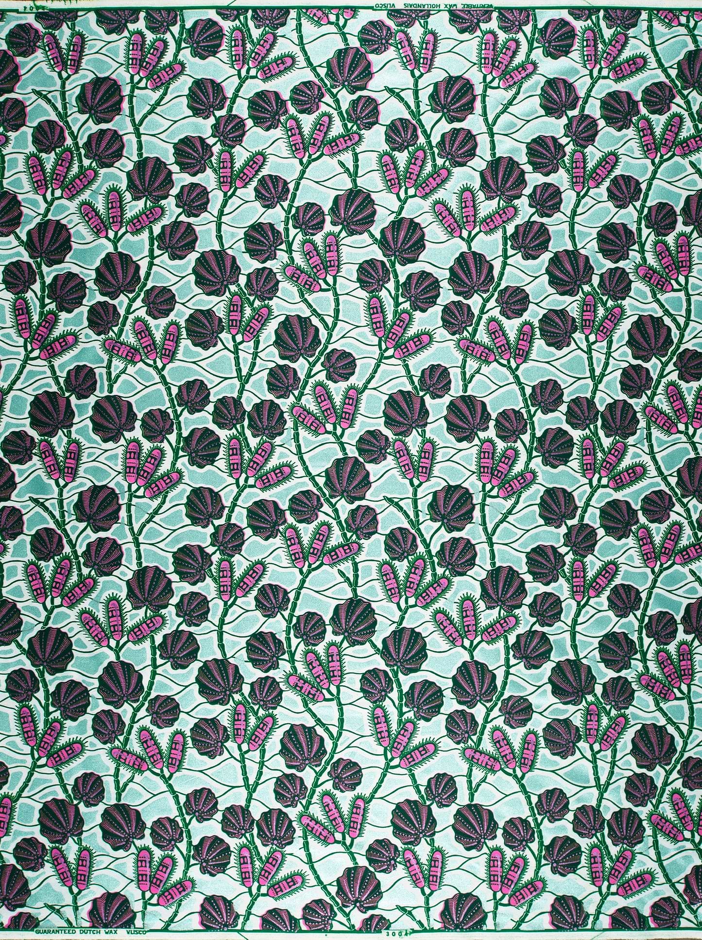 Vibrant african print fabric bold wax glitterglam vl03004.015