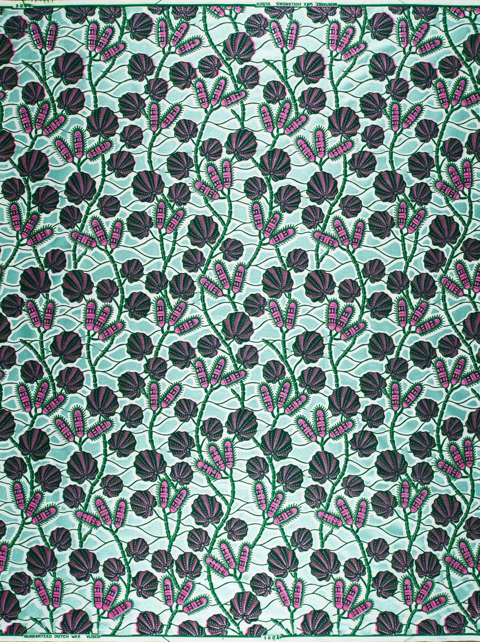 Vibrant african print fabric bold wax glitterglam vl03004.015
