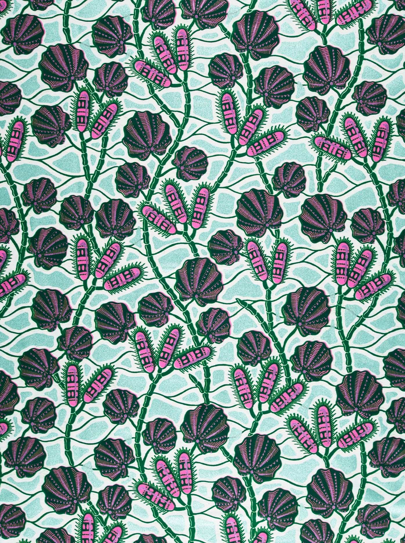 Vibrant african print fabric patterns wax glitterglam vl03004.015