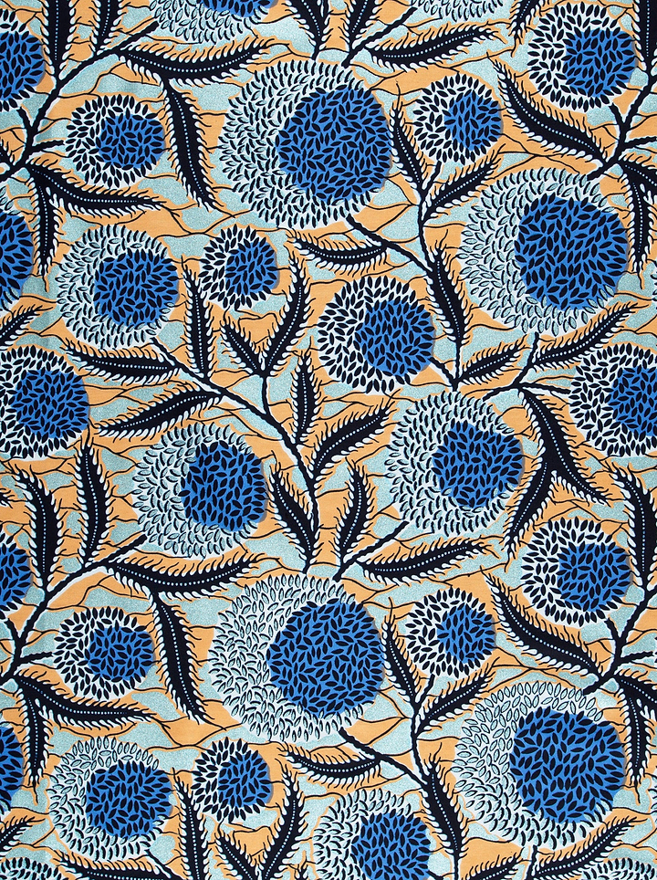 Wax Hollandais | VL03190.018 | Pastel Blue Embellished