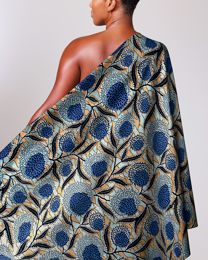 Wax Hollandais | VL03190.018 | Pastel Blue Embellished