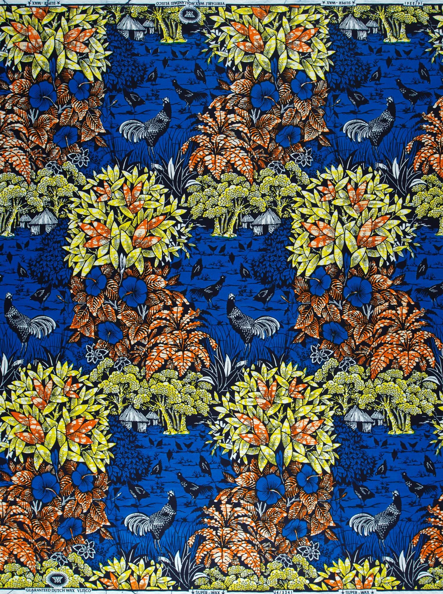 Vibrant african wax print fabric super-wax vl03241.216