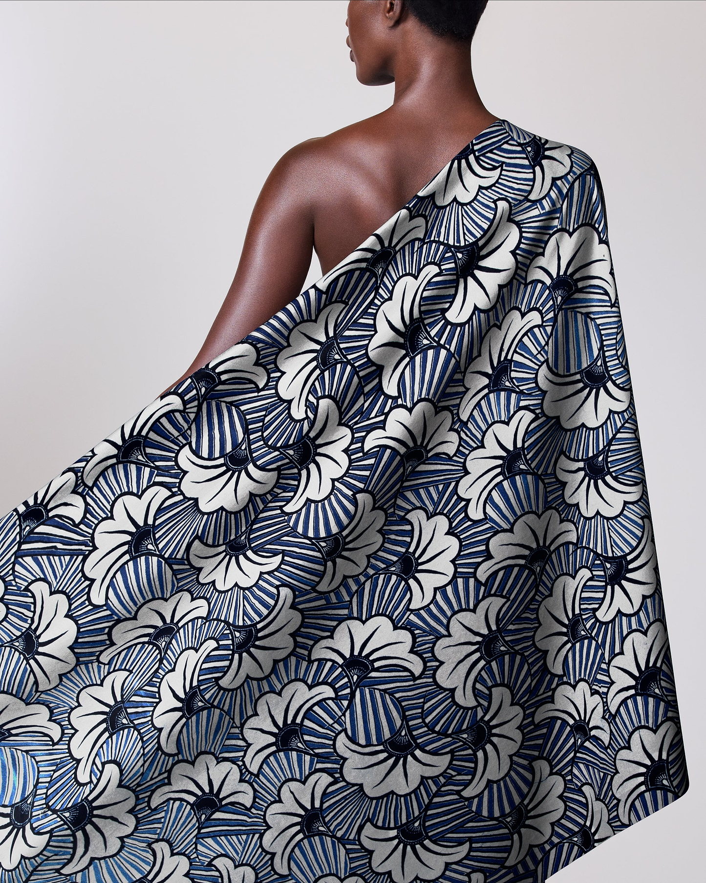 Wax Hollandais | VL03541.326 | Royal Blue Embellished