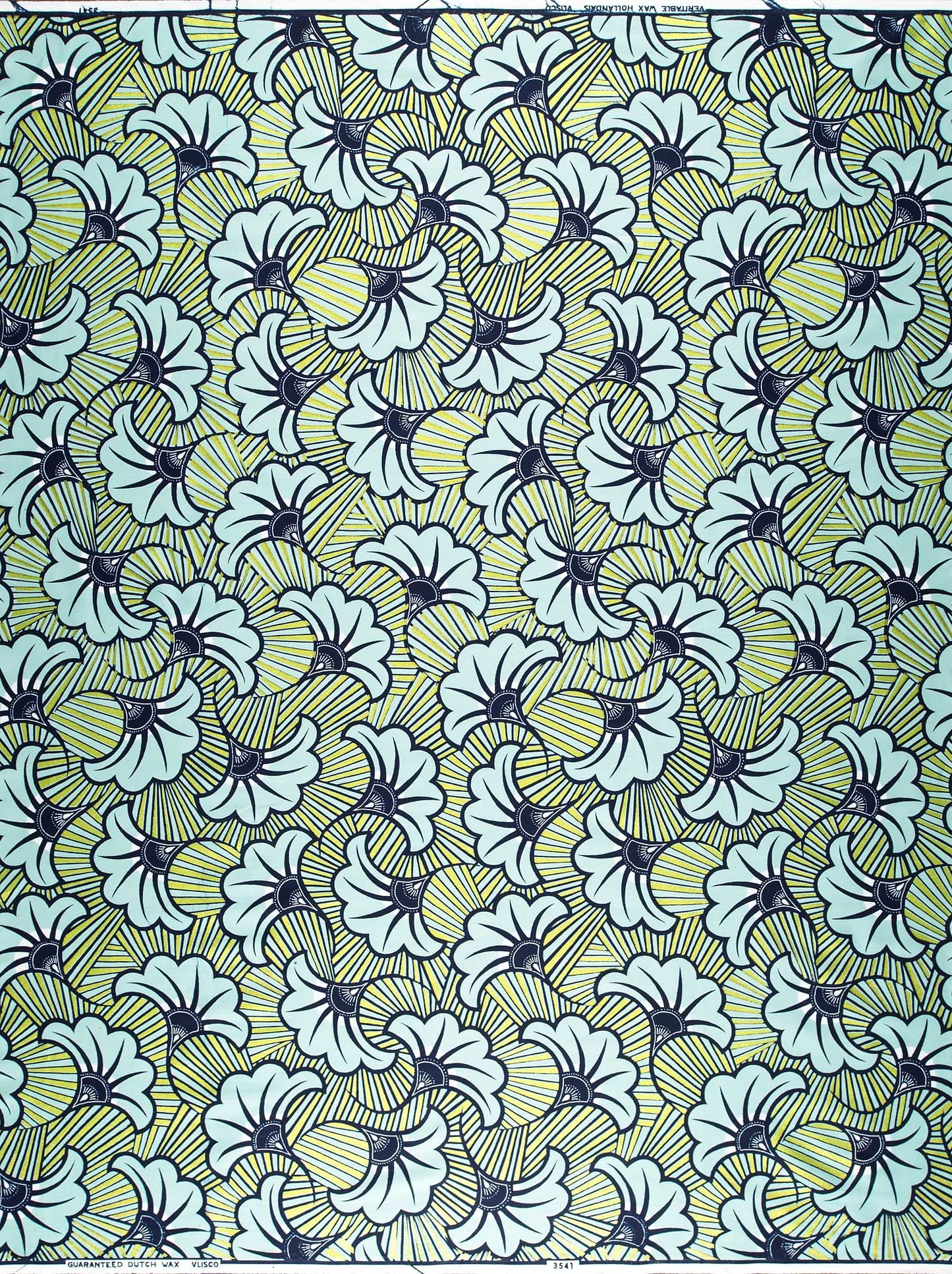 Wax Hollandais | VL03541.327 | Lime Green Embellished
