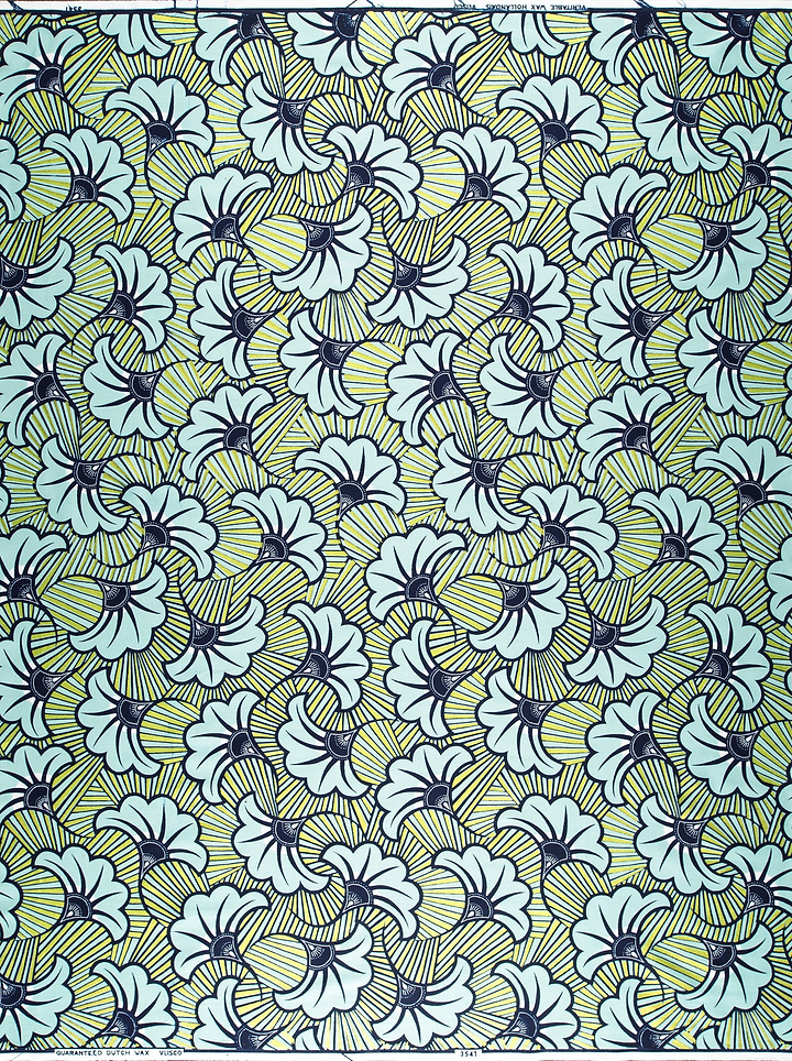 Wax Hollandais | VL03541.327 | Lime Green Embellished