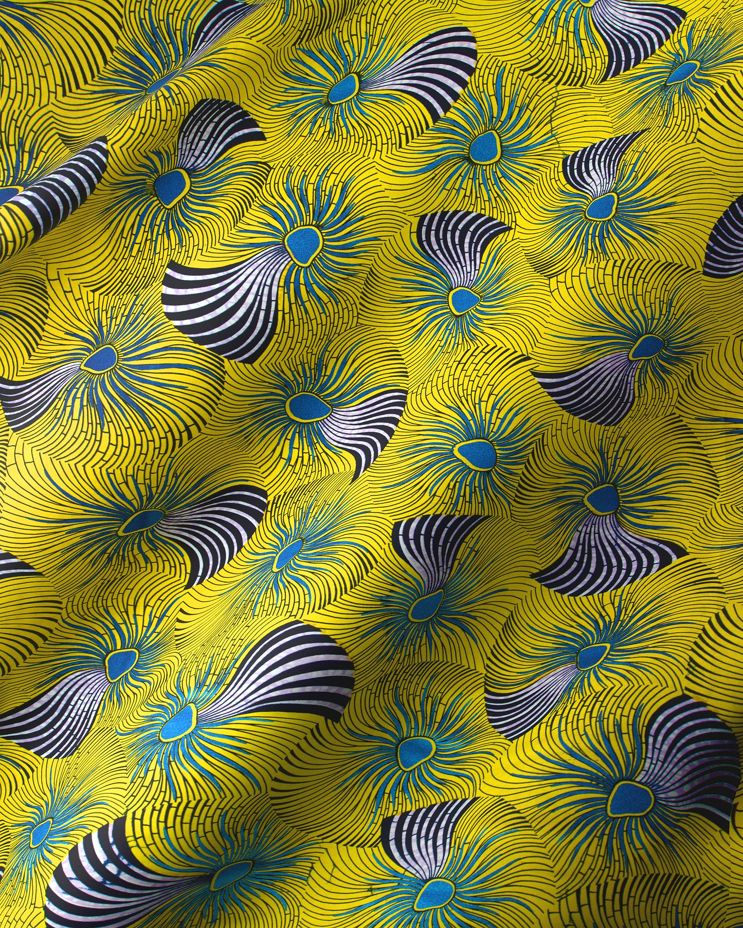 Wax Hollandais | VL03586.123 | Orné de Bleu Royal