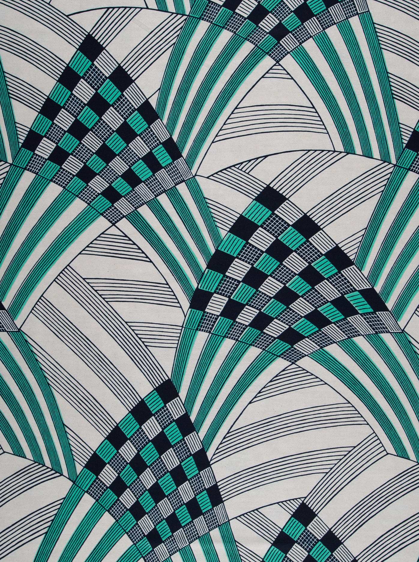 Fabric features bold geometric pattern wax hollandais vl03595.043