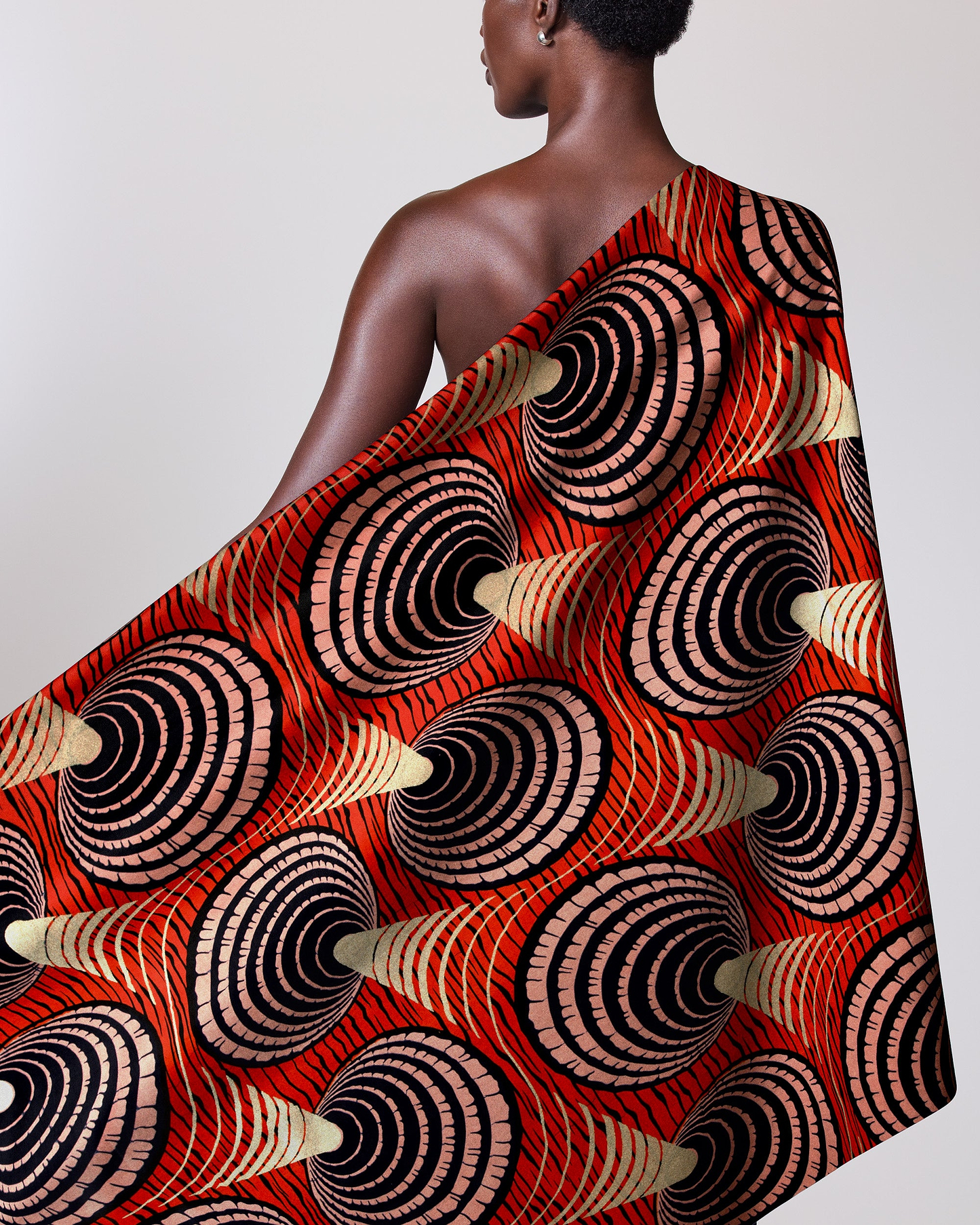 Vibrant red black cream-colored african wax hollandais vl03636.193