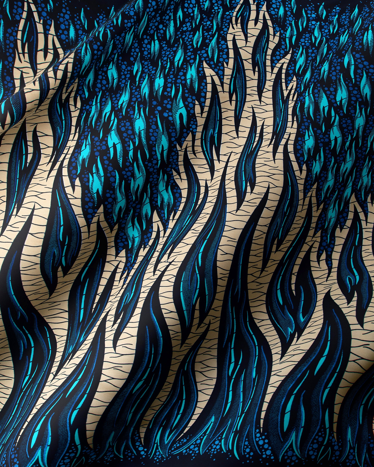 Wax Hollandais | VL03738.017 | Royal Blue Embellished