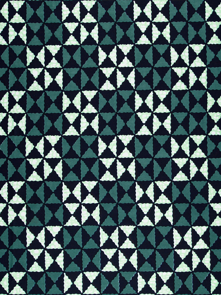 Geometric patterned textile triangles shades wax hollandais vl03784.064