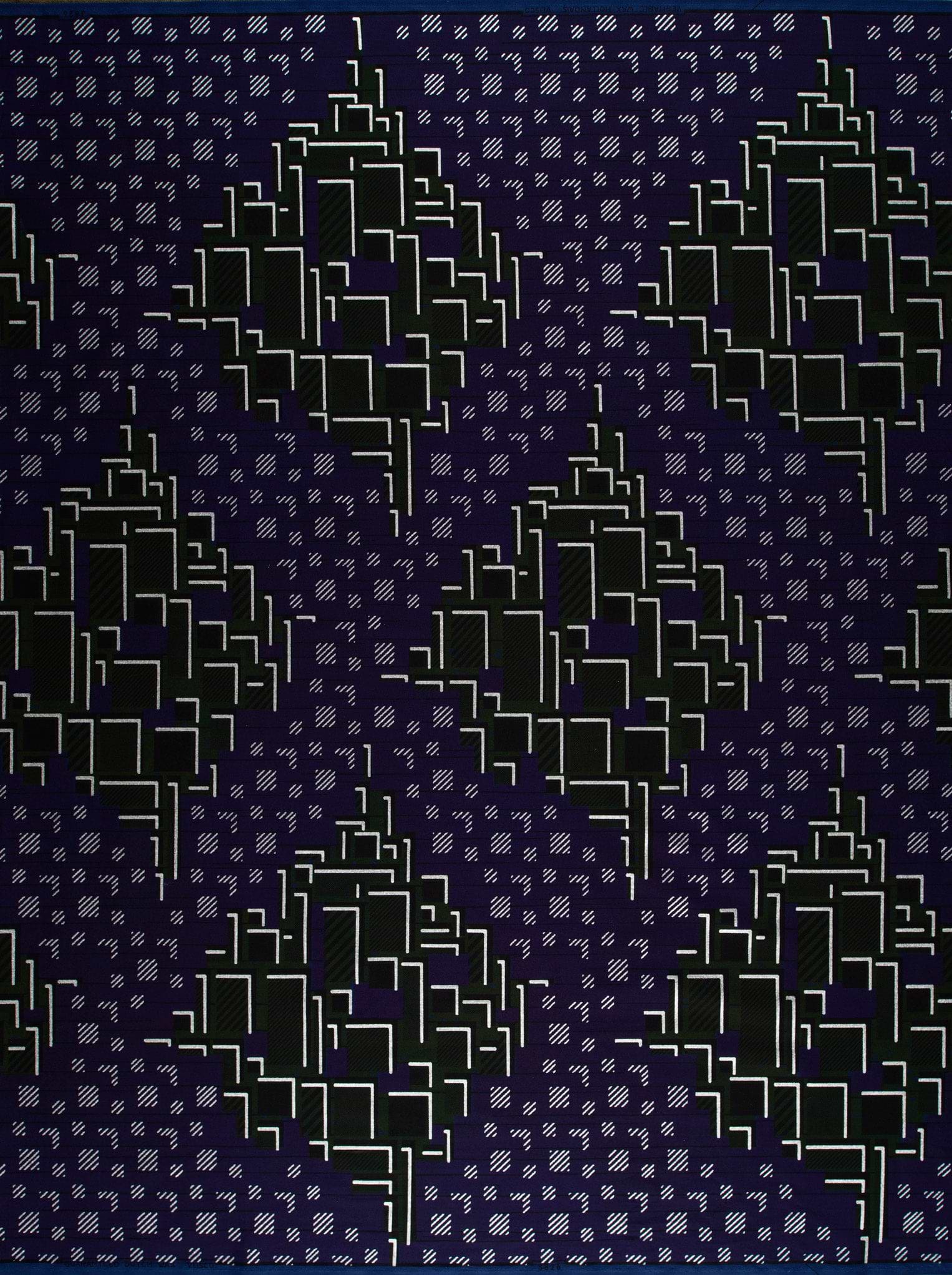 Dark blue fabric pattern abstract sky wax vl03826.174