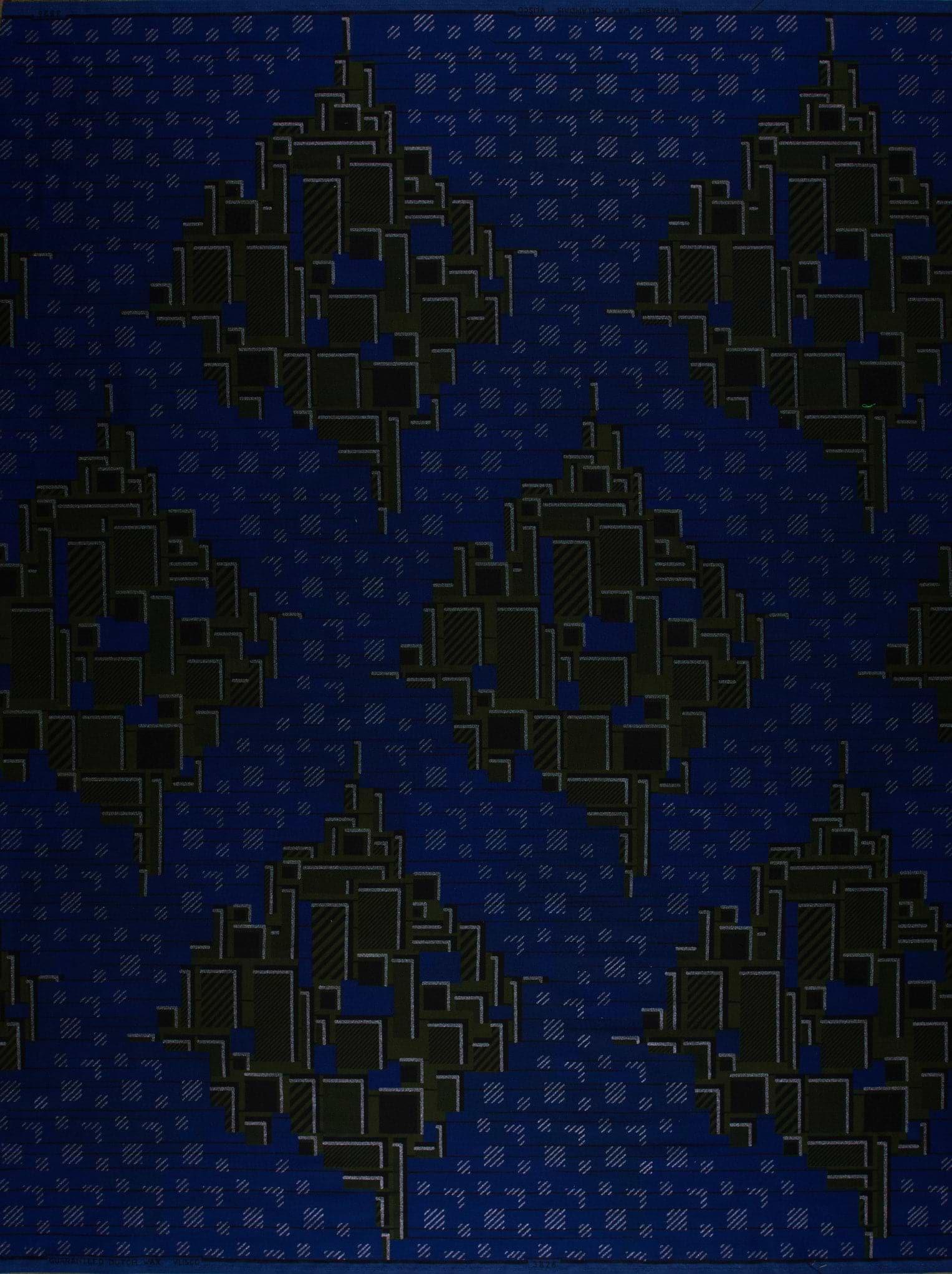 Dark blue fabric geometric patterns sky wax vl03826.176