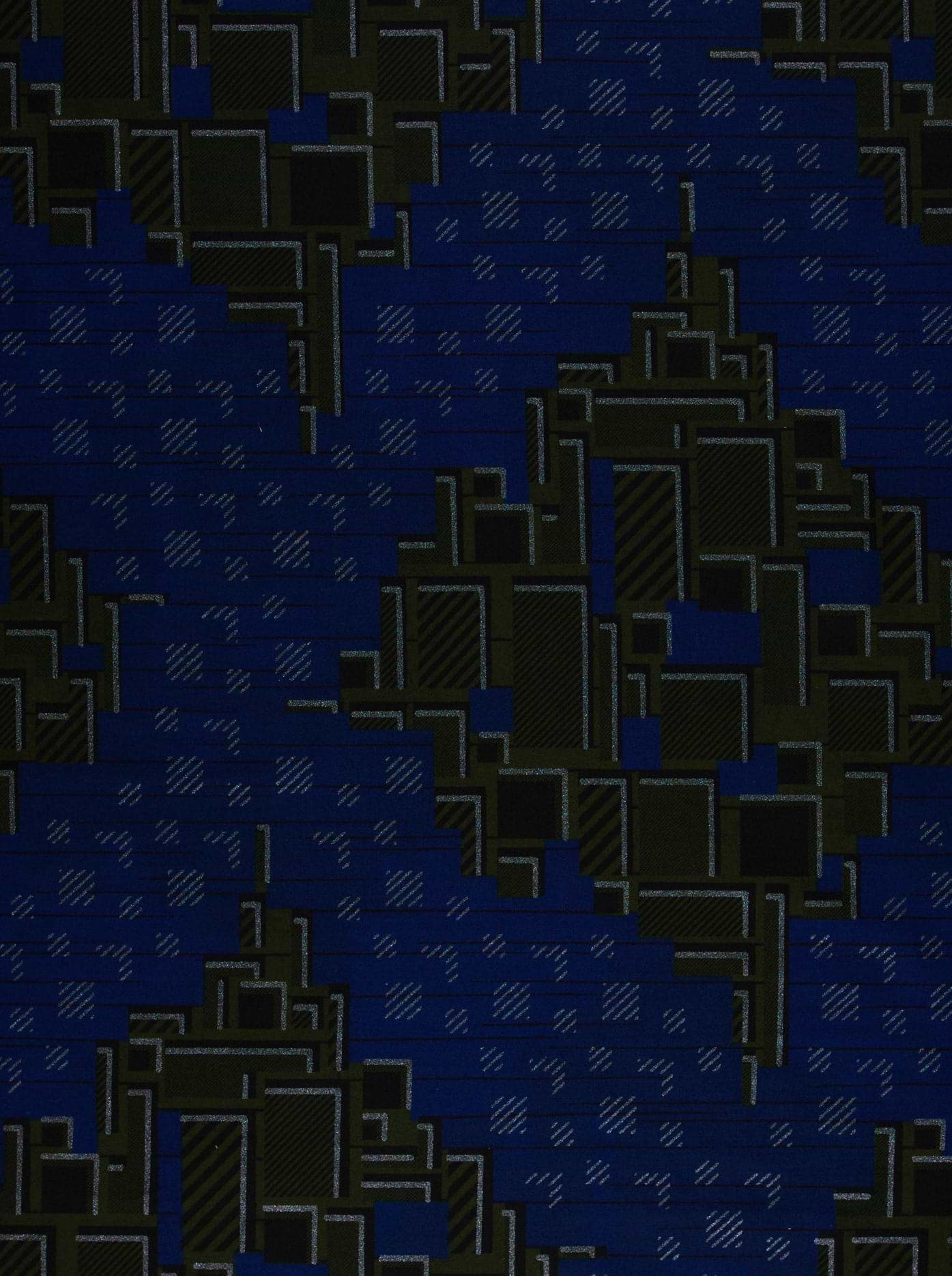 Digital pixelated pattern bold blue sky wax vl03826.176