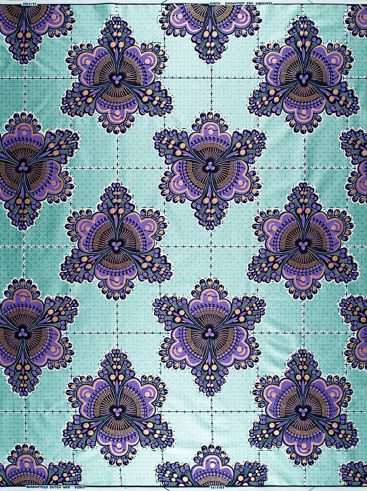 Purple brown floral-patterned fabric mint wax glitterglam vl04185.016