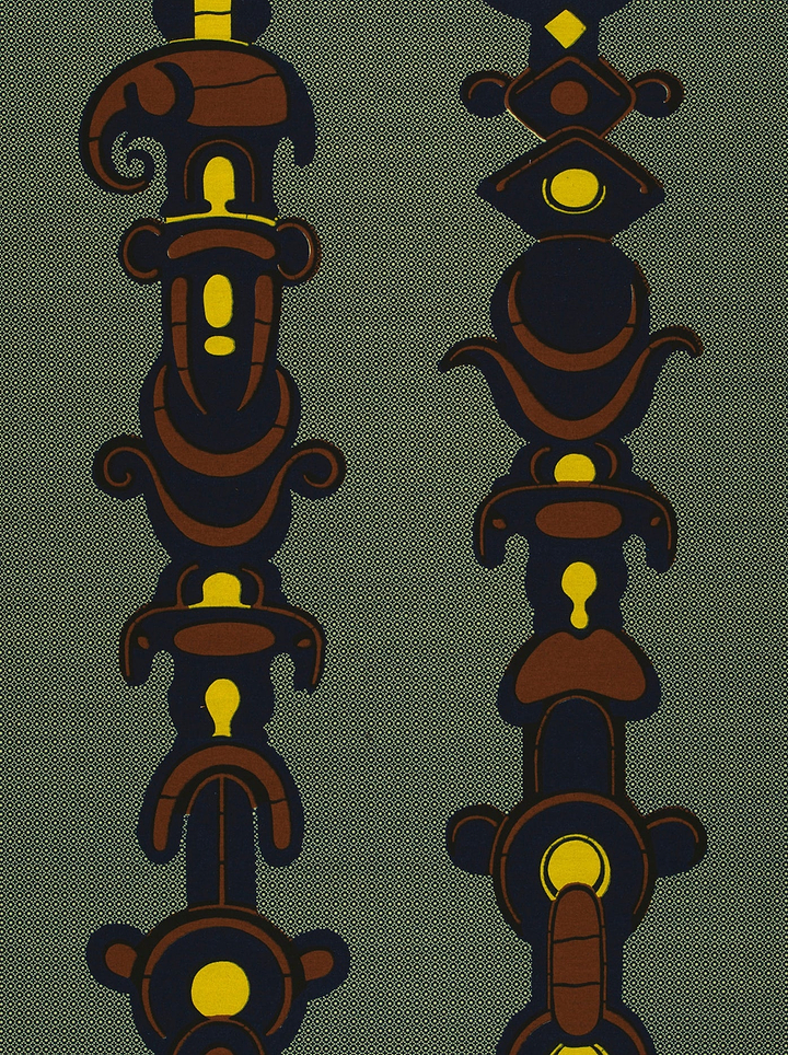 Wax Hollandais | VL04528.076 | London bell, Totems