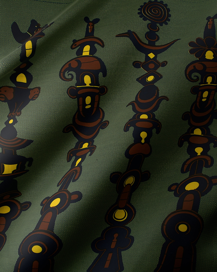Wax Hollandais | VL04528.076 | London bell, Totems