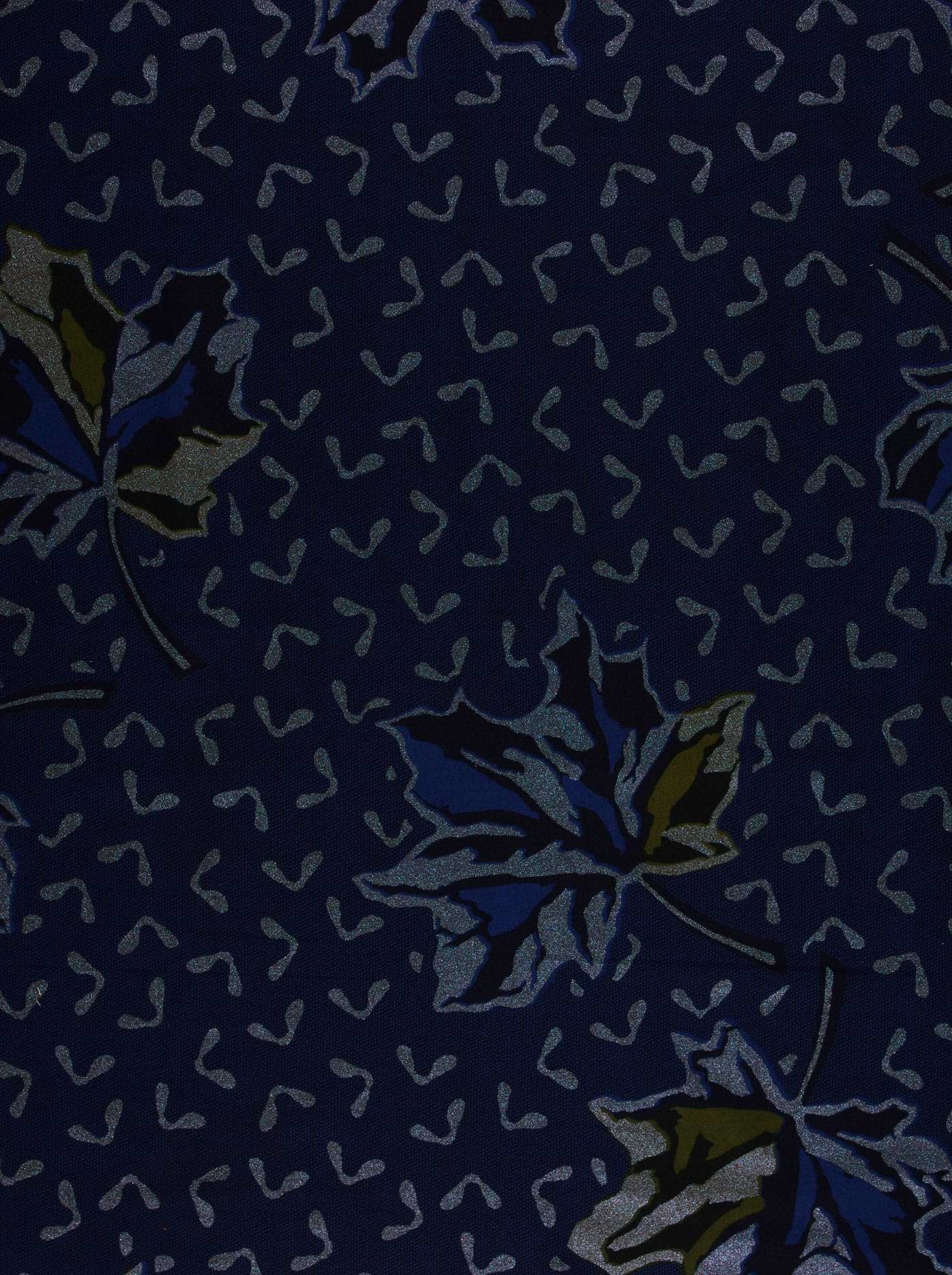 Dark blue fabric pattern stylized sky wax vl04735.094
