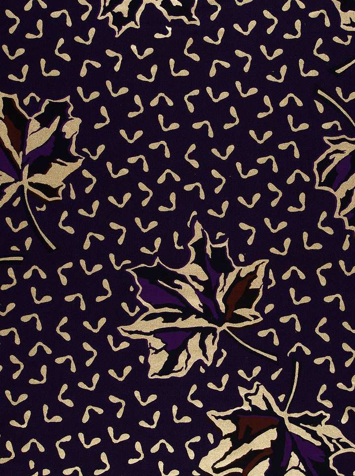 Dark purple fabric pattern stylized sky wax vl04735.096