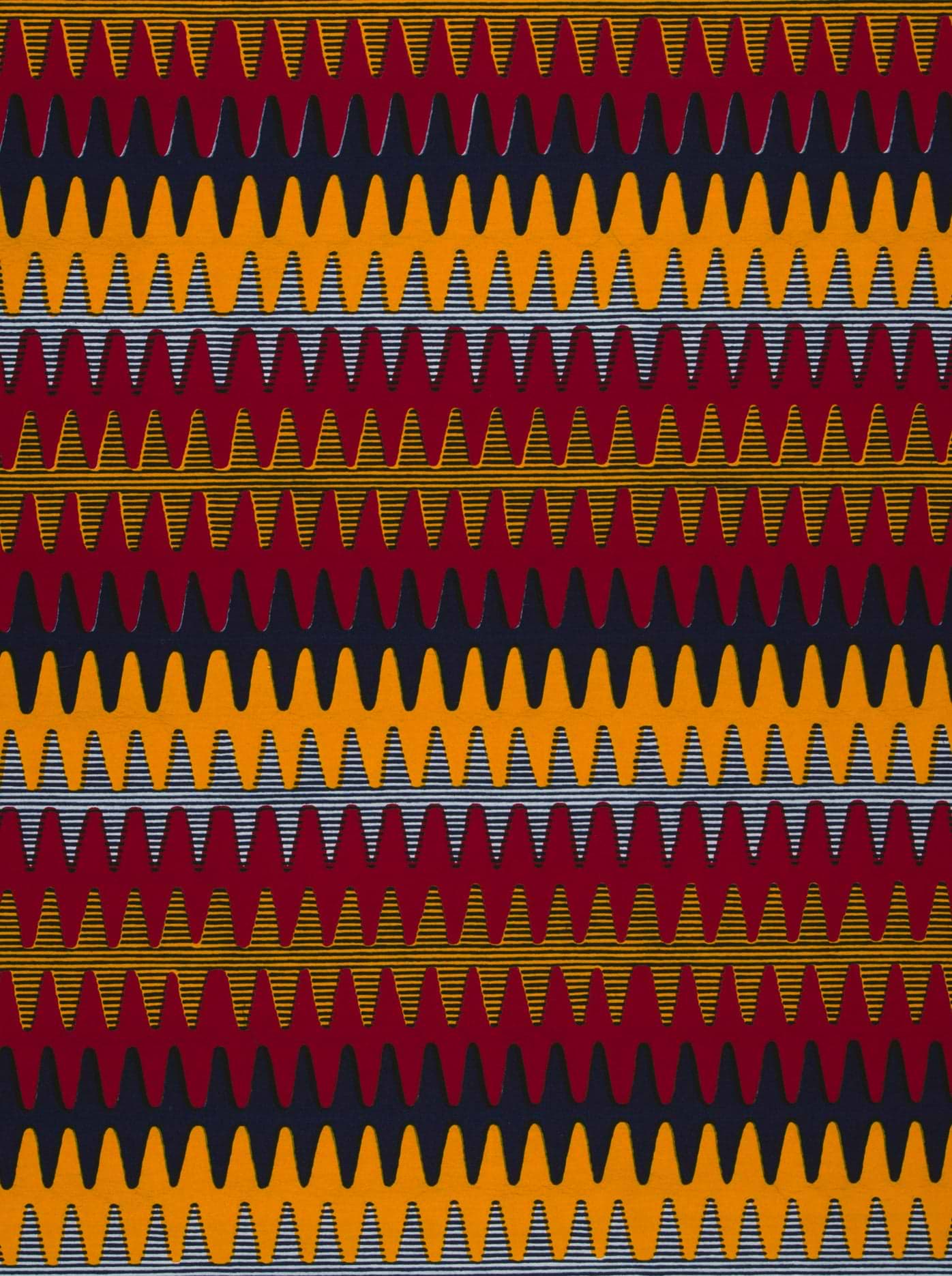 Vibrant geometric-patterned fabric bold red wax hollandais vl04787.082
