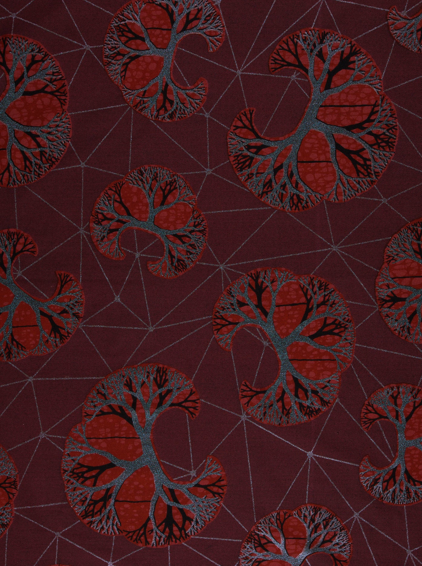 Sky Wax | VL05124.156 | Red-Green Pearl Embellished