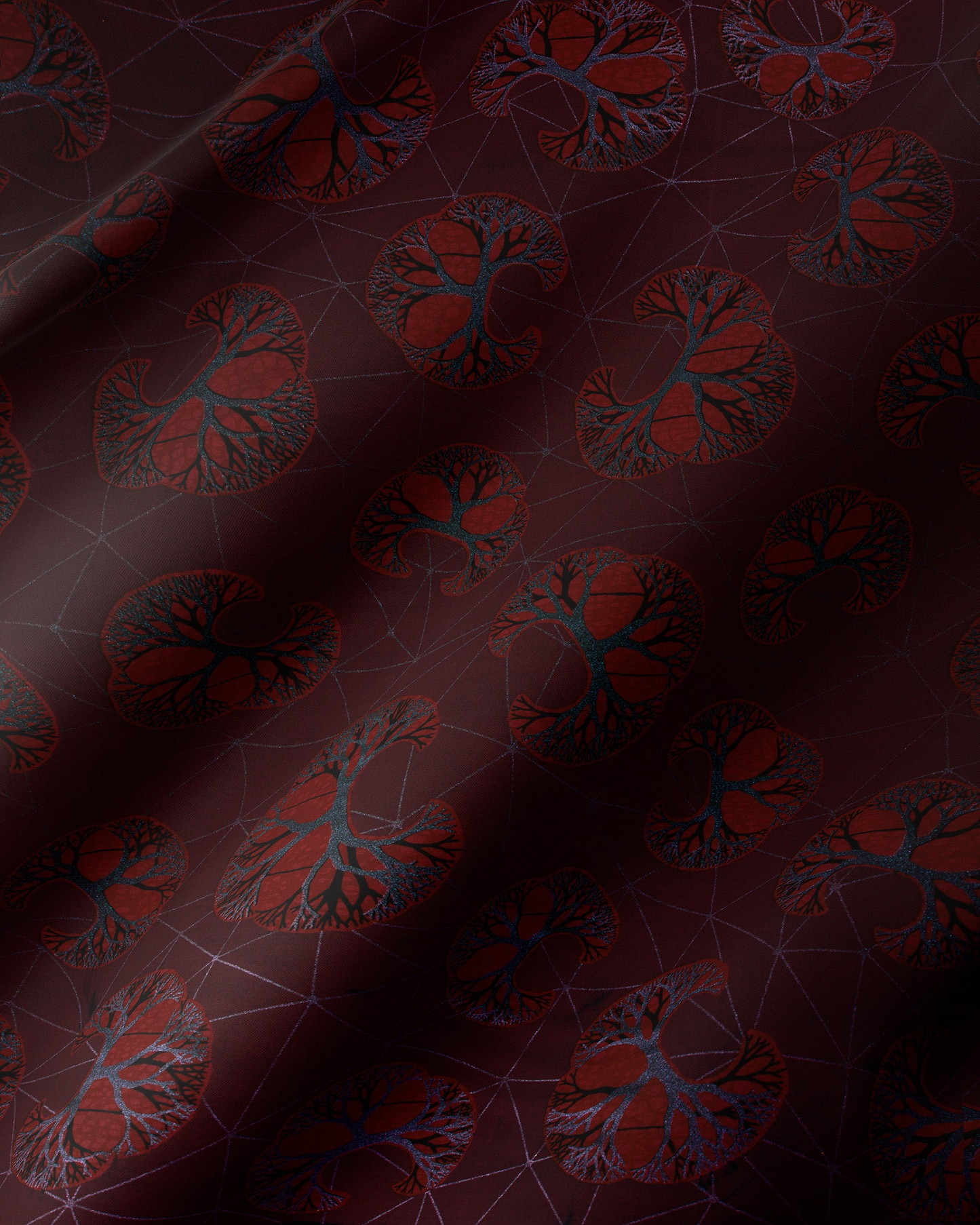 Sky Wax | VL05124.156 | Red-Green Pearl Embellished