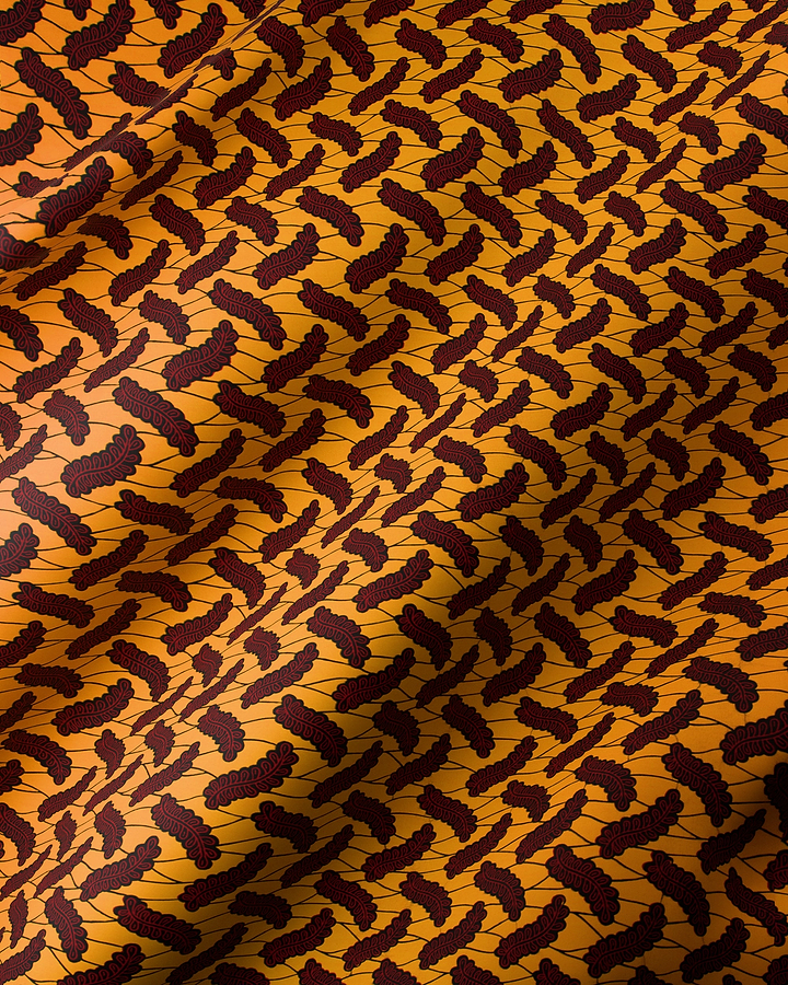 Wax Hollandais | VL08094.112 | Ashanti Chair, Opaka Leaf, V 12
