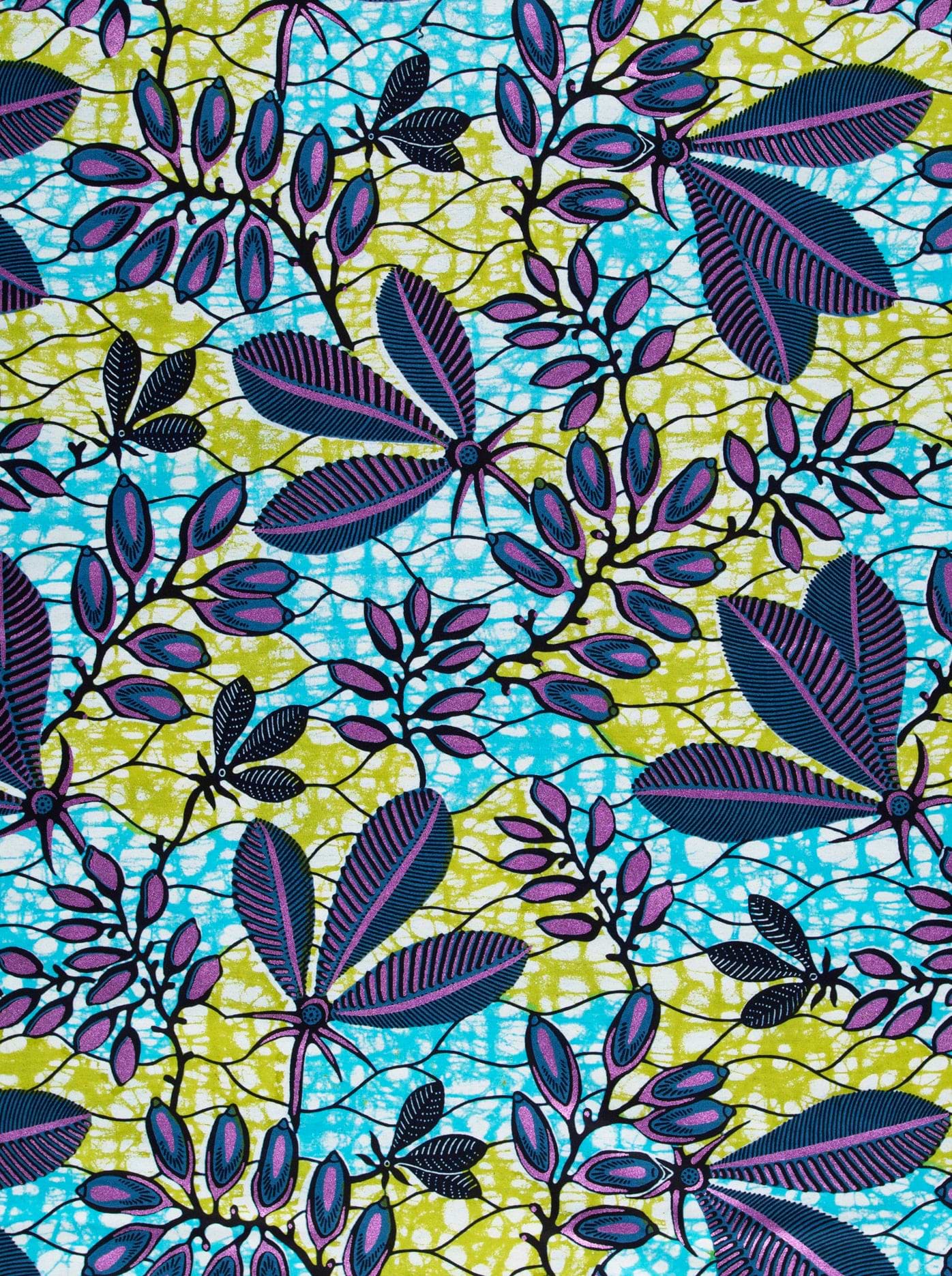 Vibrant african print fabric bold super-wax vl08588.009